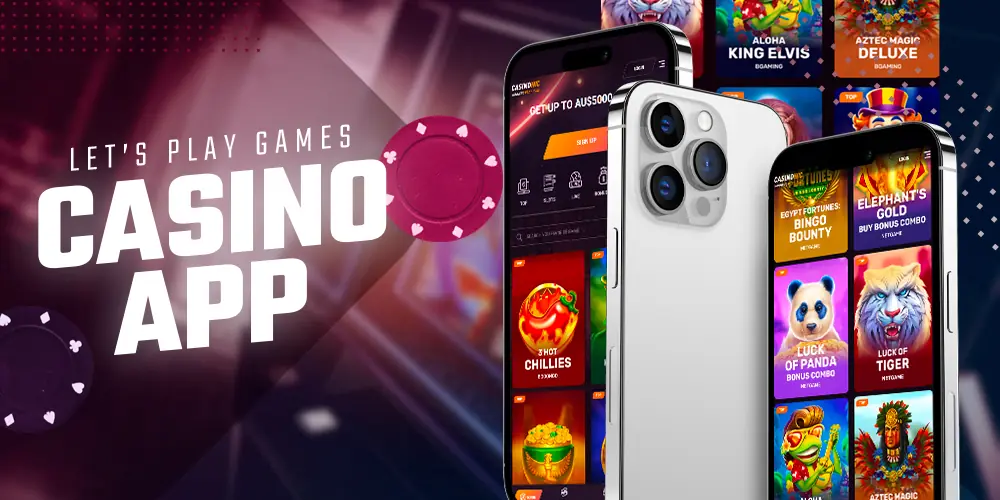 The casino’s mobile gaming version.