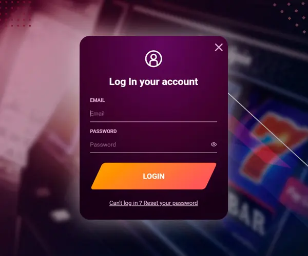 Log in using your account details.