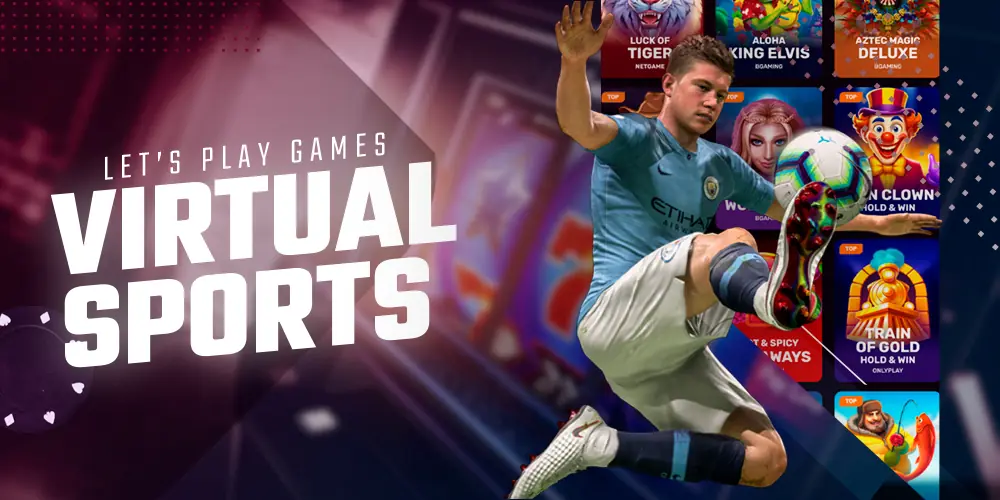 Betting on virtual sports events.